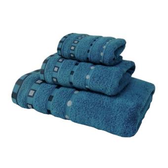 Комплект кърпи от 2 части, Син