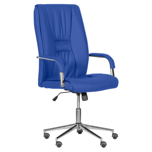 Президентски офис стол Carmen 6500-1 - син Президентски офис стол Carmen 6500-1 - син