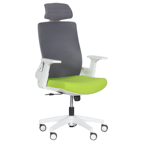 Президентски офис стол Carmen 7546 - зелен-сив Президентски офис стол Carmen 7546 - зелен-сив