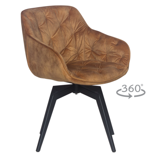 Трапезен стол BUXTON - оранжев MJ 1 Трапезен стол BUXTON - оранжев MJ 1