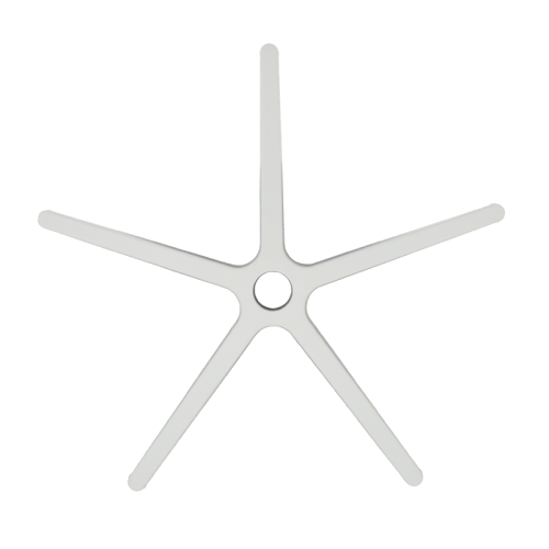 Звезда за офис стол - 300 мм - полипропилен - бяла Звезда за офис стол - 300 мм - полипропилен - бяла