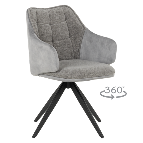 Трапезен стол BORDON - сив R 07 Трапезен стол BORDON - сив R 07