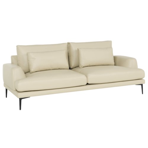 Кожен диван - тройка GRASTEN LUX - крем Кожен диван - тройка GRASTEN LUX - крем