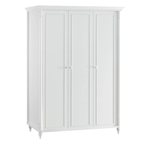 Трикрилен детски гардероб NIL - бял Трикрилен детски гардероб NIL - бял