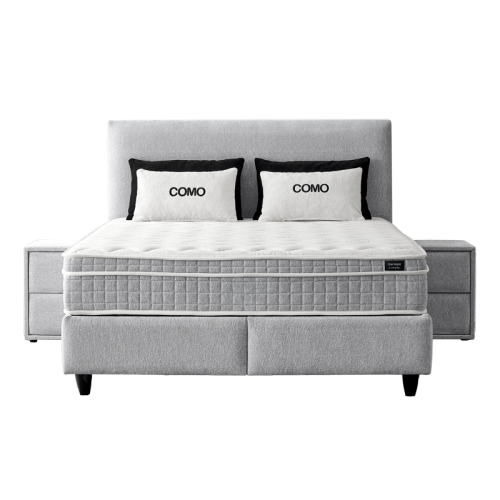 Тапицирана спалня с матрак COMO 160 x 200 - сребърен AN Тапицирана спалня с матрак COMO 160 x 200 - сребърен AN