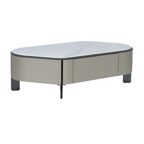 Холна маса PALMER - бял-капучино