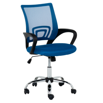 Работен офис стол Carmen 7050-1 LUX - син