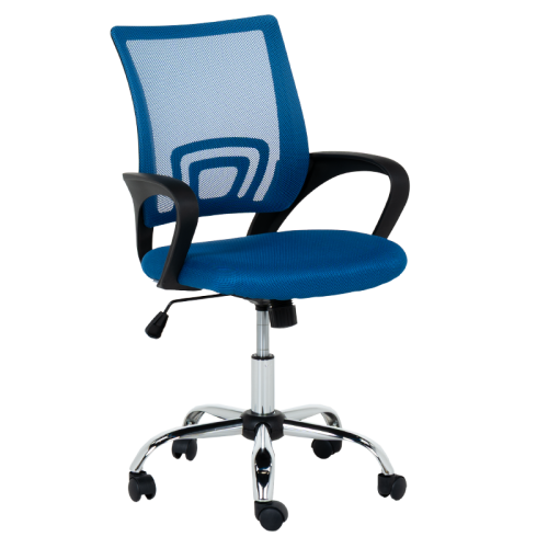 Работен офис стол Carmen 7050-1 LUX - син Работен офис стол Carmen 7050-1 LUX - син