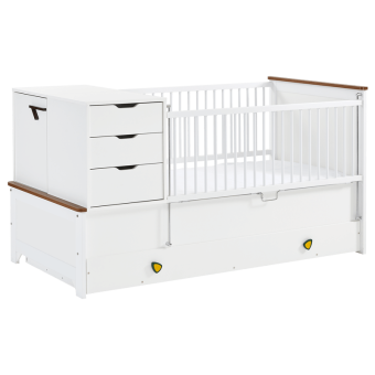 Бебешка кошара и детско легло 2в1 KAKULE 80х180