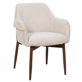 Трапезен стол BOLO - бежов 6 WAL