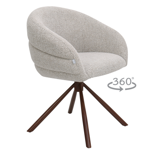 Трапезен стол NAMKA - светлокафяв 3А WAL Трапезен стол NAMKA - светлокафяв 3А WAL