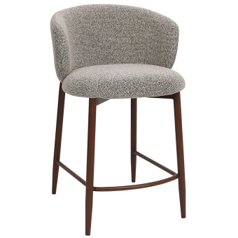 Бар стол MEMO - черен -кафяв 170 WAL