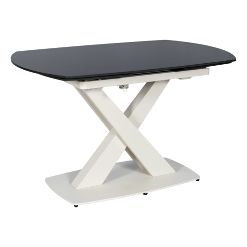 Разтегателна трапезна маса MATEO - черна