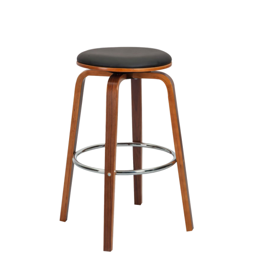 Бар стол Carmen 4030 - орех/черен Бар стол Carmen 4030 - орех/черен