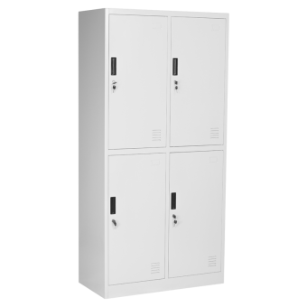 Метален шкаф Carmen CR-1251 J - сив