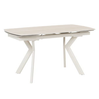 Разтегателна трапезна маса SEBASTIAN - крем