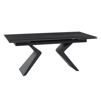 Разтегателна трапезна маса GUAMA - черна