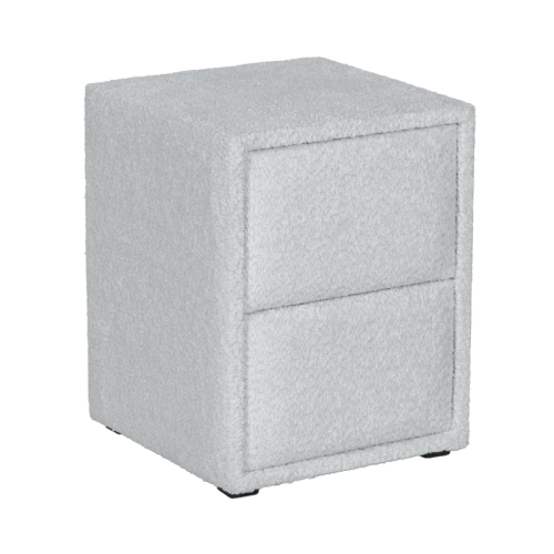 Нощно шкафче за спалня COMO - сребърен AN Нощно шкафче за спалня COMO - сребърен AN