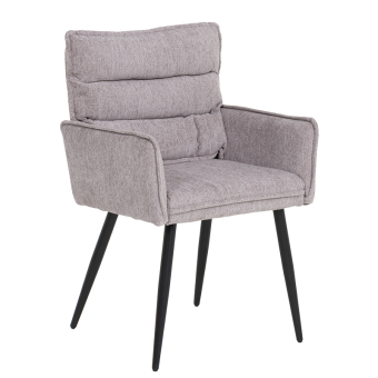 Трапезен стол с подлакътници IKSAN - бежов R91