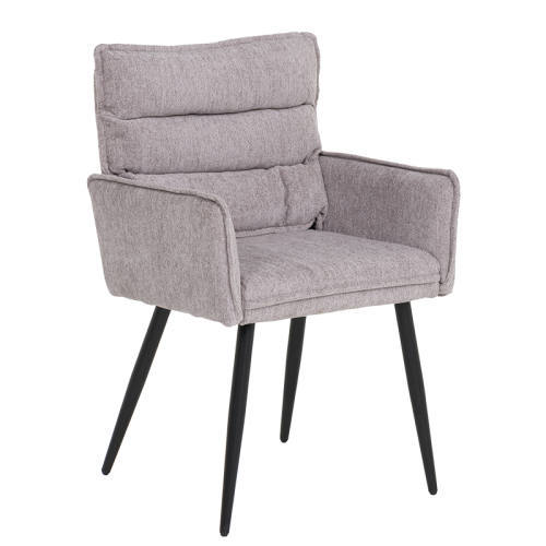 Трапезен стол с подлакътници IKSAN - бежов R91