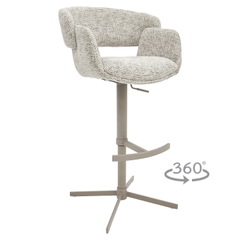 Бар стол PAIDE - бял 29