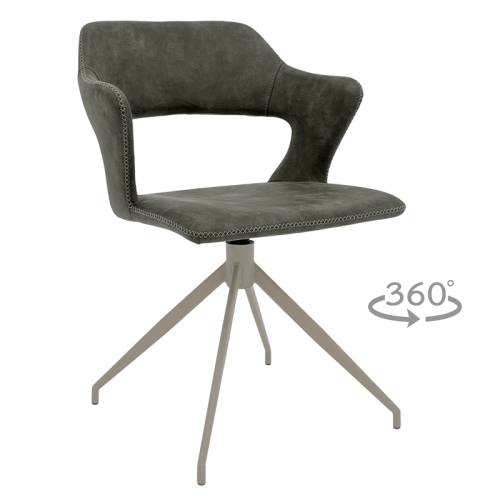 Трапезен стол RAPLA 1 - тъмносив 09