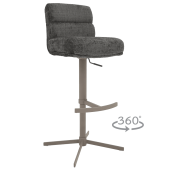 Бар стол VANDRA - графит 93