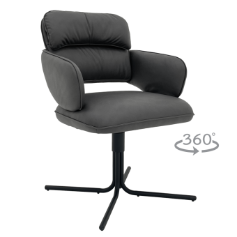 Трапезен стол RAKVERE - тъмносив 11