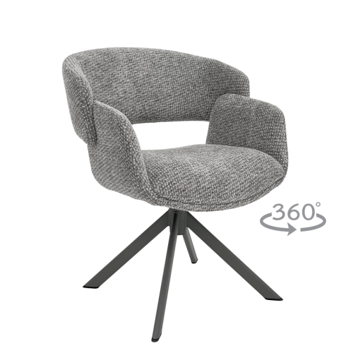 Трапезен стол VORU 8 - сив 44