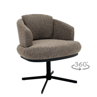 Трапезен стол RAPINA - кафяв 400