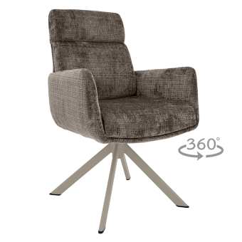 Трапезен стол TORVA - бежов 24