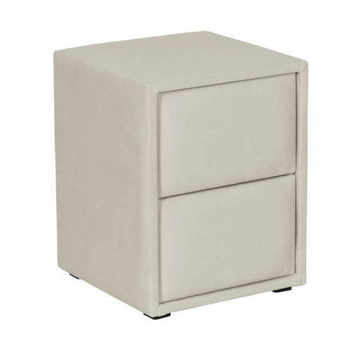 Нощно шкафче за спалня PERRY LUX - крем 01