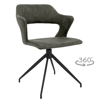 Трапезен стол RAPLA - тъмносив 09