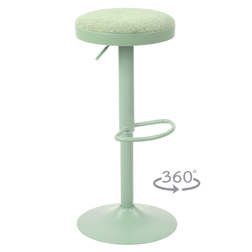 Бар стол BARACO - светлозелен