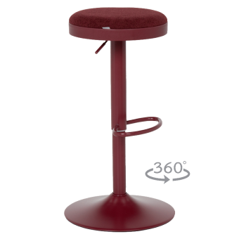 Бар стол BARACO - червен