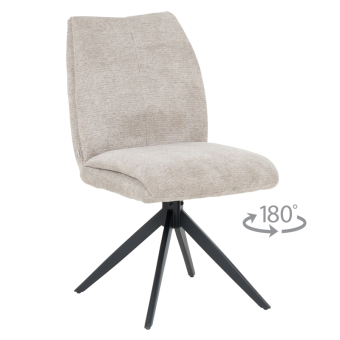 Трапезен стол NEWRY - бежов