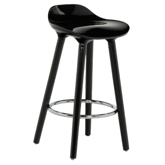 Бар стол ISIN - черен