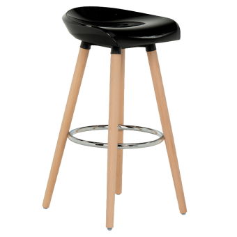 Бар стол ERIDU - черен