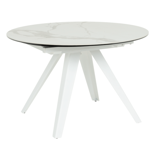 Разтегателна трапезна маса BOLKOW - бял 02