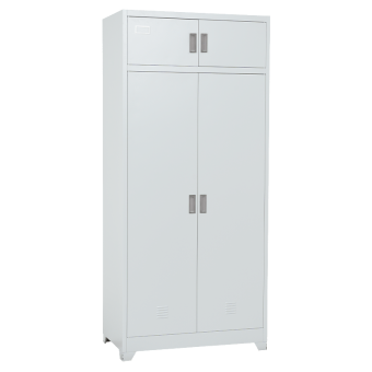 Метален шкаф Carmen CR-1229 J - сив