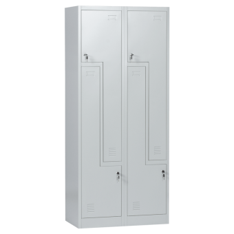 Метален шкаф Carmen CR-1280 J - сив