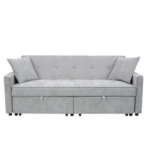 Разтегателен диван - тройка KENGE - сив