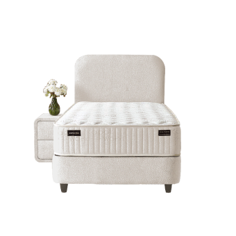 Тапицирано легло с матрак COMO PRO 90 x 200 - перла SY