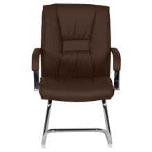 Посетителски стол Carmen 6540 - кафяв