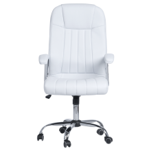 Президентски офис стол Carmen 6181 - бял