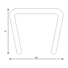 Подлакътник за посетителски столове