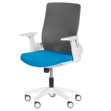 Работен офис стол Carmen 7547 - син-сив