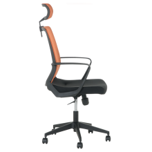 Президентски офис стол Carmen 7562 - черно - оранжево