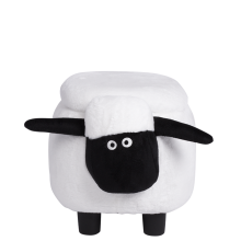 Детска табуретка с ракла - бяла овца