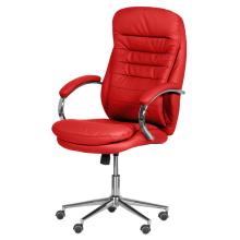 Президентски офис стол Carmen 6113-1 - червен